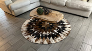 5ft circle patchwork rug